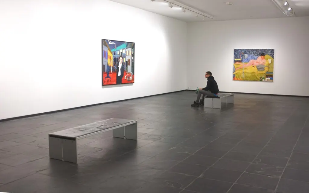 A man enjoying the museum in Surrey.