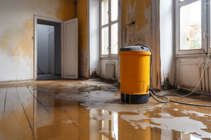 Water damage in a home to express the importance of homeowners insurance.