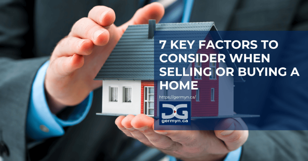 factors to consider when sell or buy