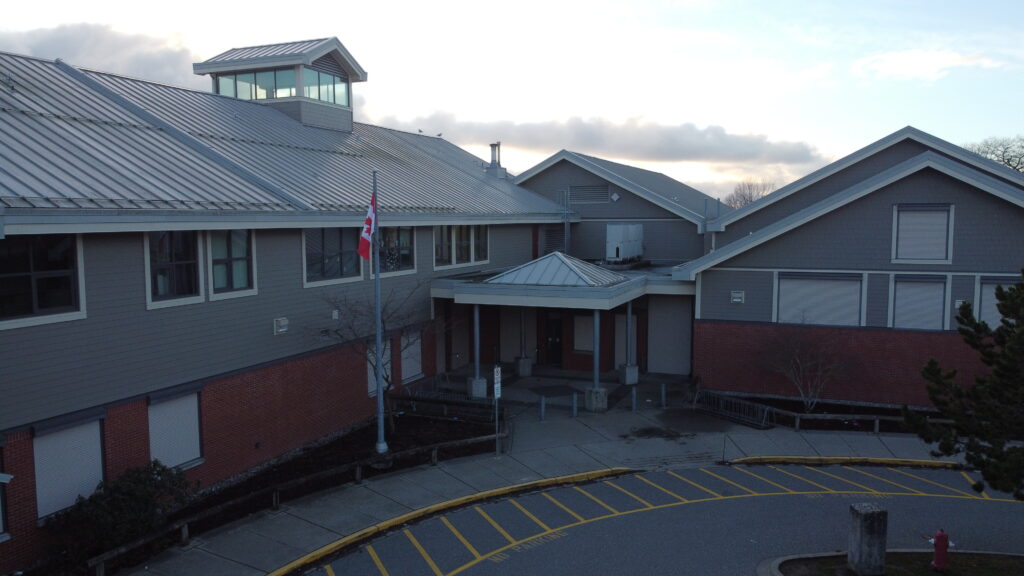 White Rock Elementary school, one of the two schools for children in White Rock