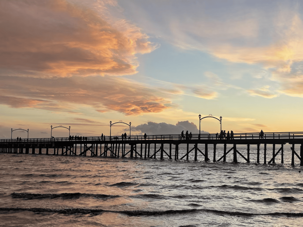 A photo of the White Rock Pier, Canada's longest pier and a famous staple in White Rock