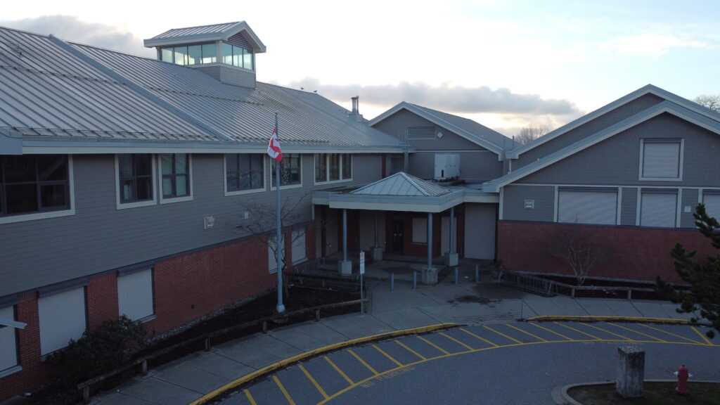 Front view of White Rock Elementary