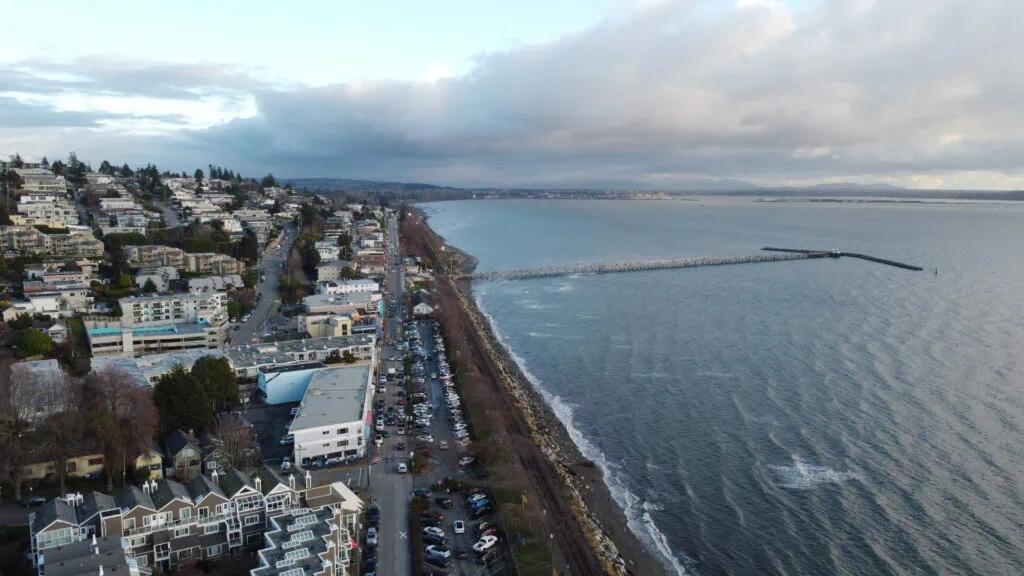 A beautiful cityscape of the city of White Rock