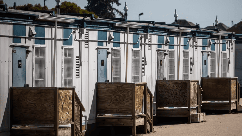 Photo of multiple portables outside of several Surrey schools