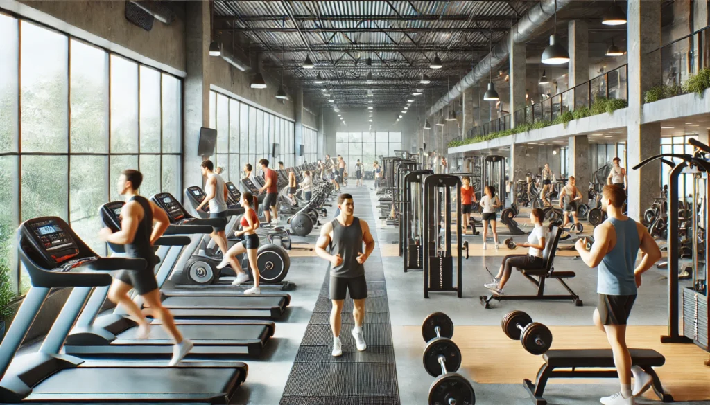 A dramatized photo of what a fitness club would look like in Surrey, BC