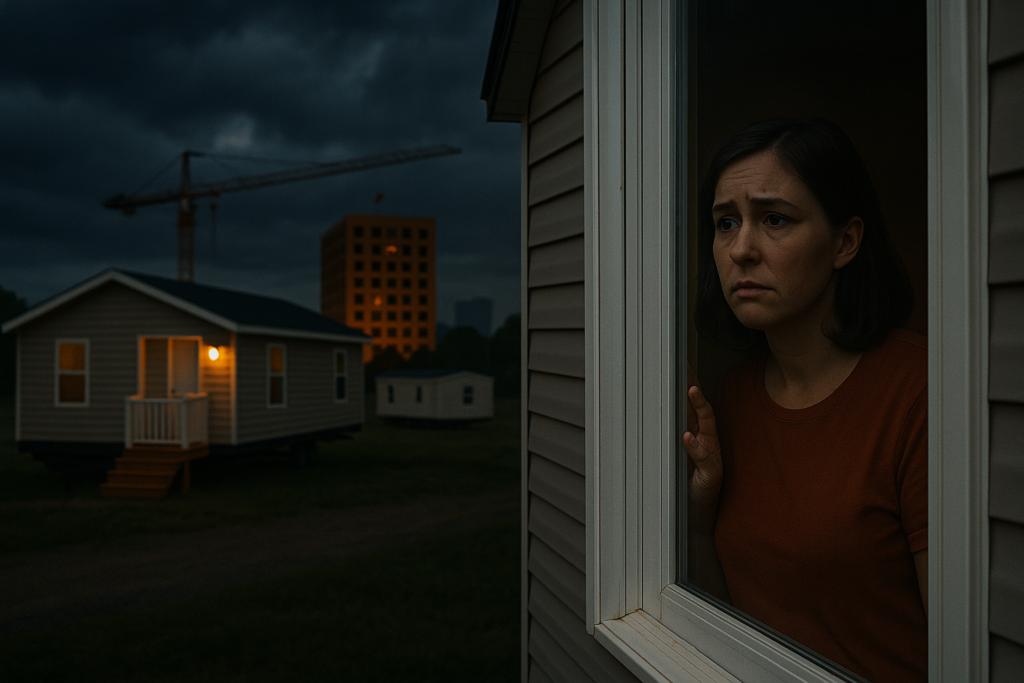 A worried homeowner